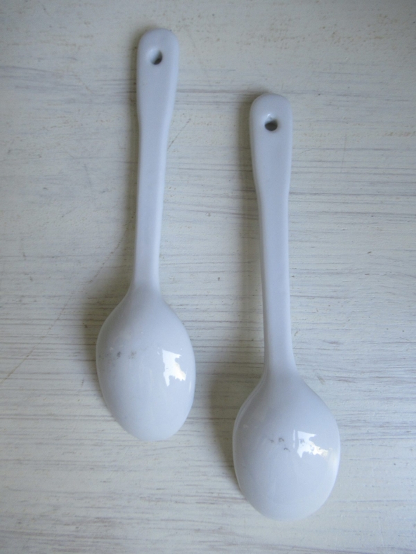 oude porseleinen lepel - Afbeelding 3