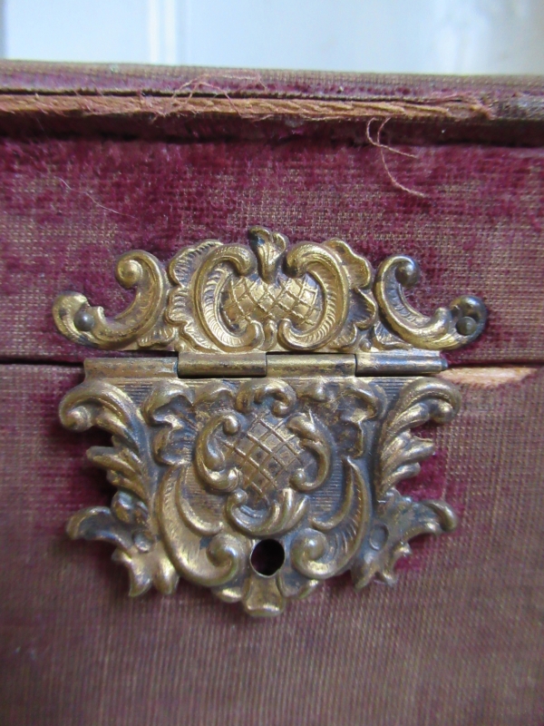 antiek shabby sieraden kistje - Afbeelding 3