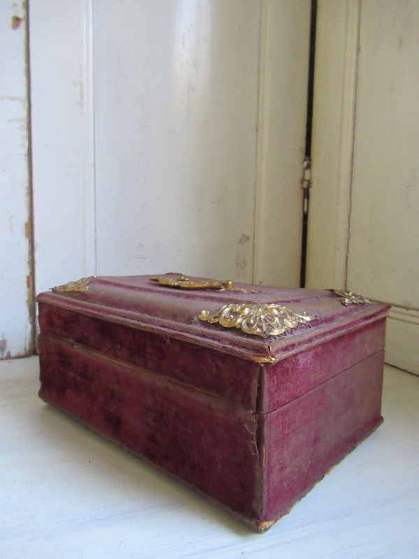 antiek shabby sieraden kistje - Afbeelding 9