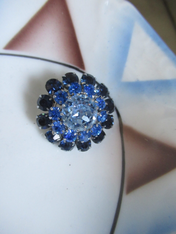 mooie oude strass broche