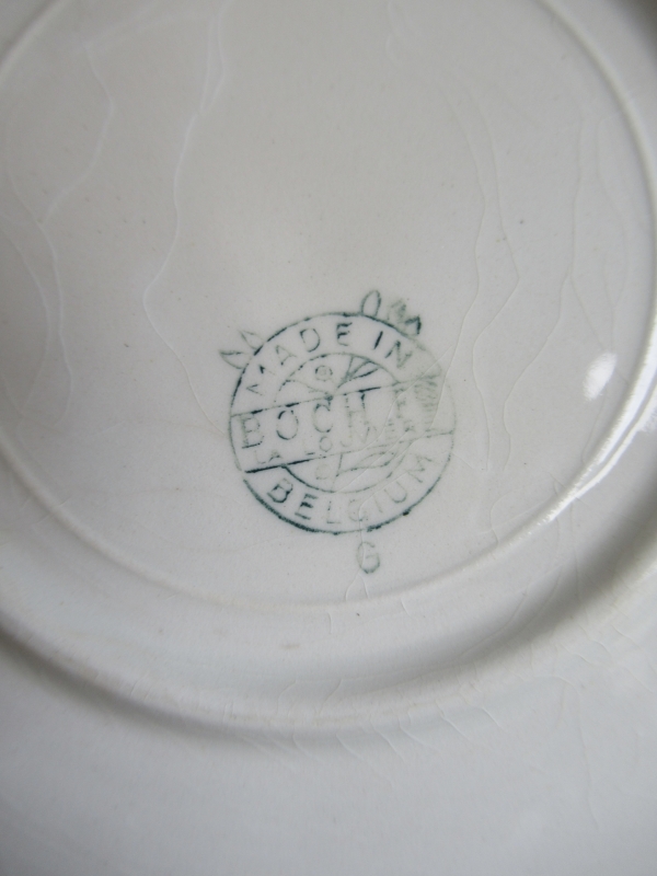 9 oude taartbordjes, Villeroy & Boch - Afbeelding 4
