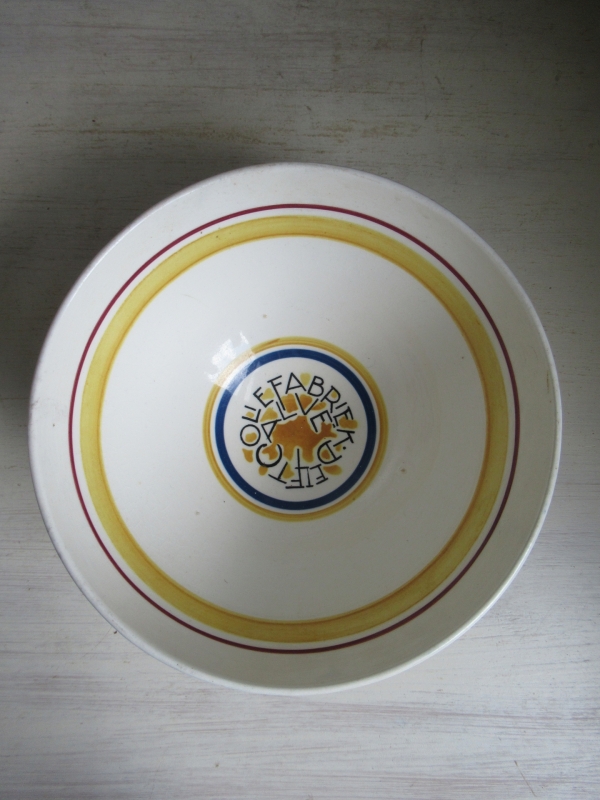 oude beslagkom, Petrus Regout, Calvé Delft - Afbeelding 3