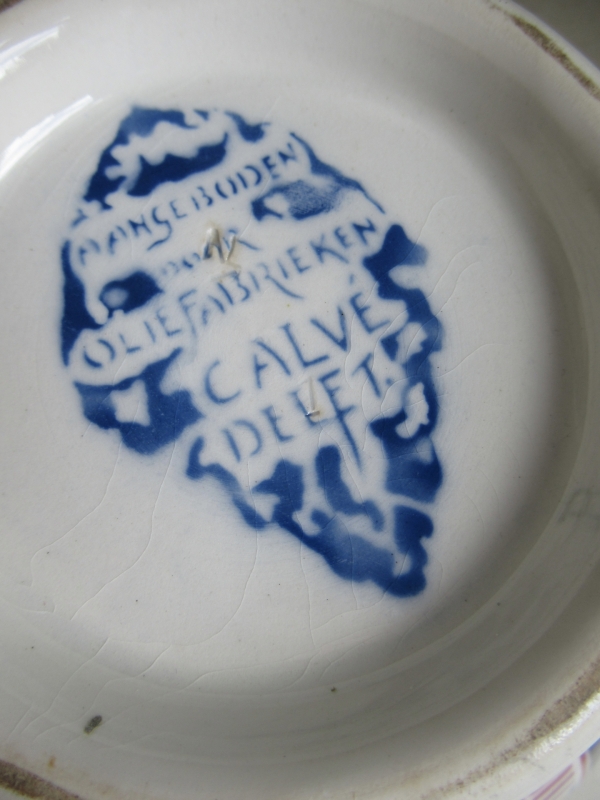 oude beslagkom, Petrus Regout, Calvé Delft - Afbeelding 4