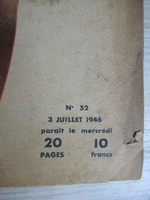 oud Frans tijdschrift, Claudine, juli 1946 - Afbeelding 5