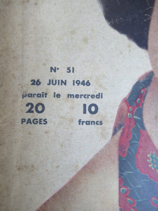 oud Frans tijdschrift, Claudine, juni 1946 - Afbeelding 4