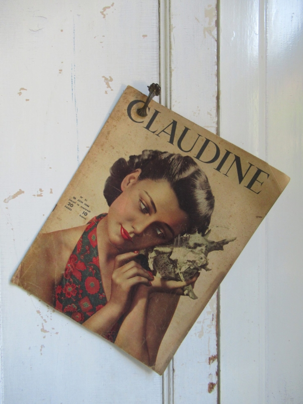 oud Frans tijdschrift, Claudine, juni 1946