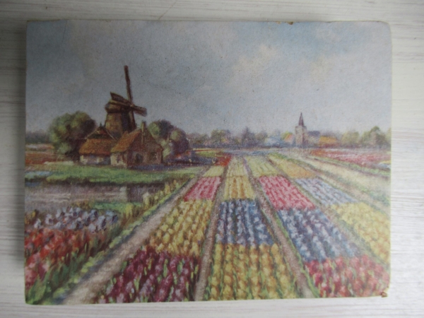 oud kartonnen chocolade doosje - Afbeelding 3