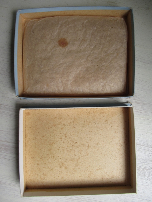 oud kartonnen chocolade doosje - Afbeelding 4