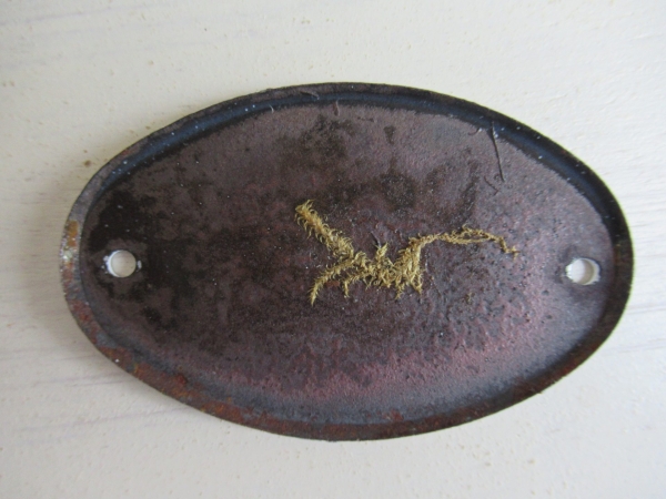 oud emaille cijferplaatje, 164 - Afbeelding 3