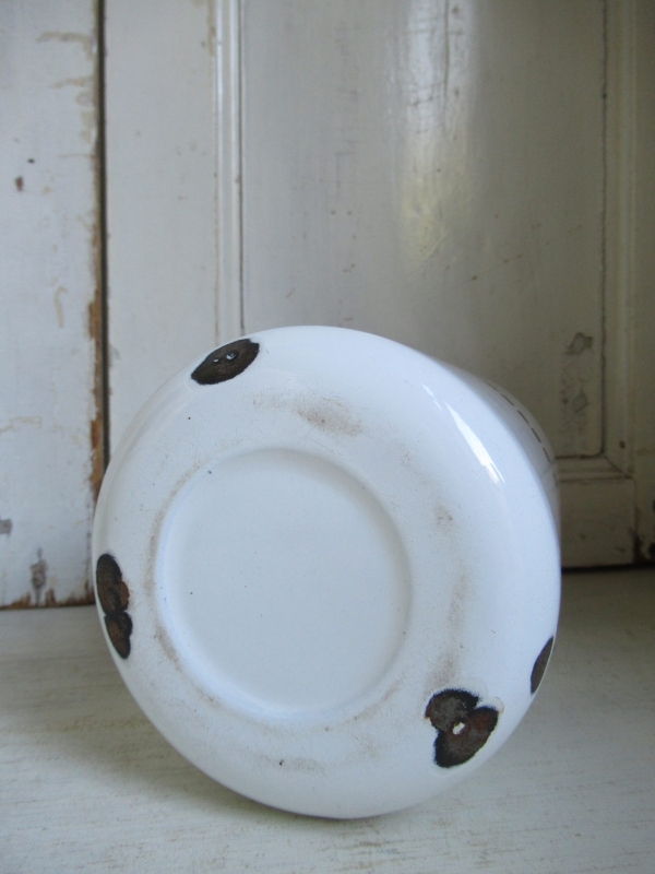 oud emaille beschuit blik - Afbeelding 8