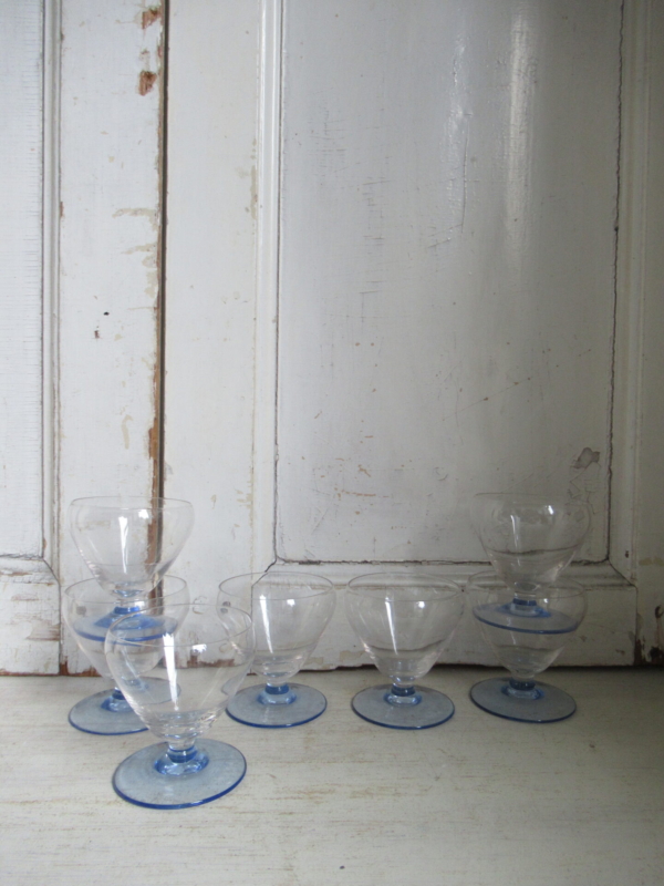 7 mooie oude Franse glaasjes - Afbeelding 2
