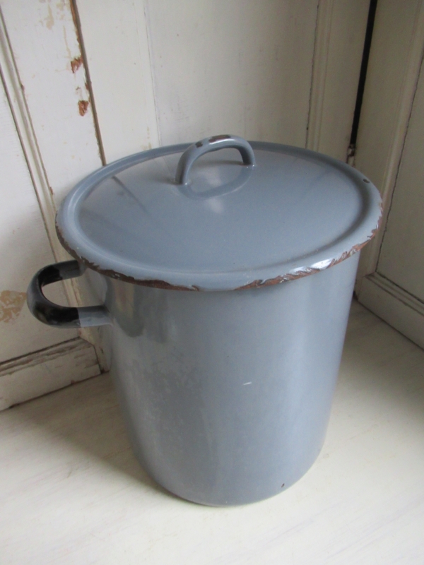 oude emaille wasketel - Afbeelding 2
