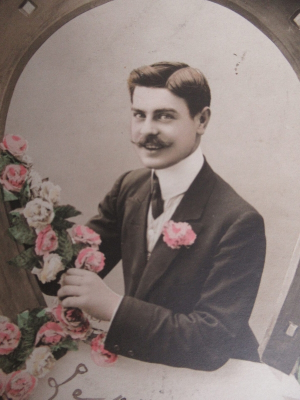 oude beschreven Franse kaart, 1907 - Afbeelding 3