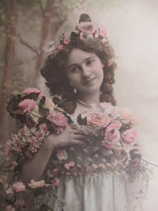 oude beschreven Franse kaart, 1916 - Afbeelding 3