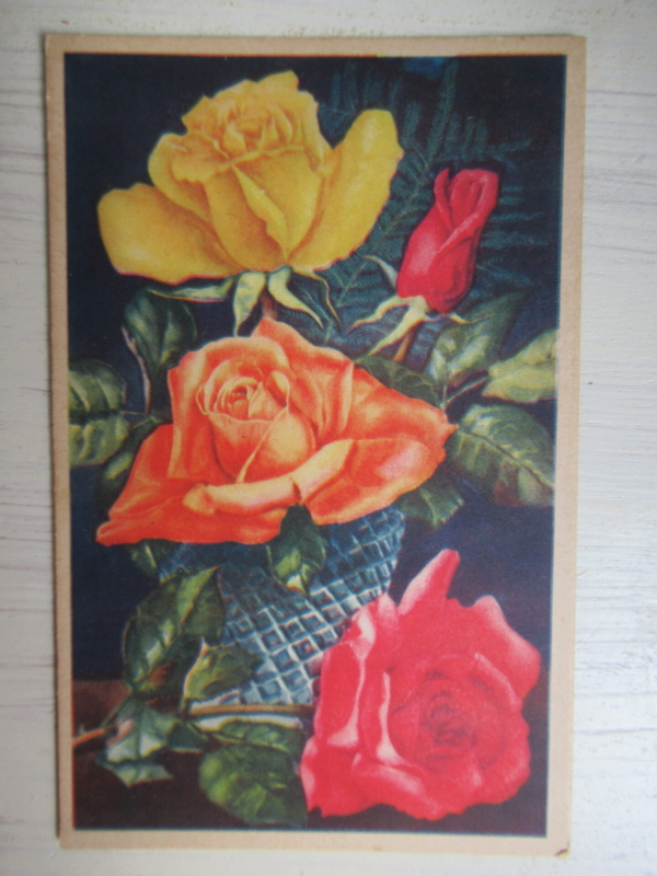 oude onbeschreven kaart - Afbeelding 2