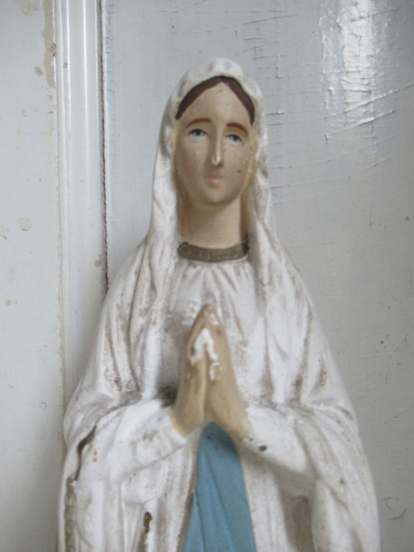 oud Maria beeldje - Afbeelding 3