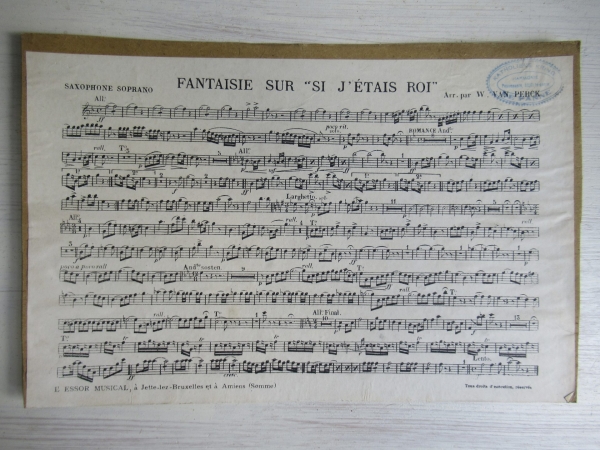 oude muziekkaart - Afbeelding 2