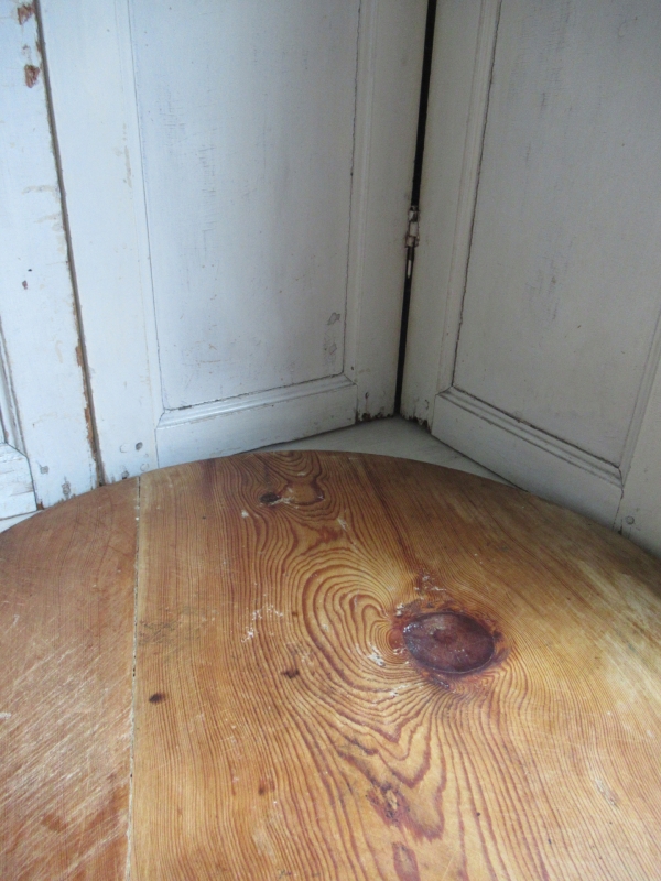 grote oude ronde broodplank - Afbeelding 5