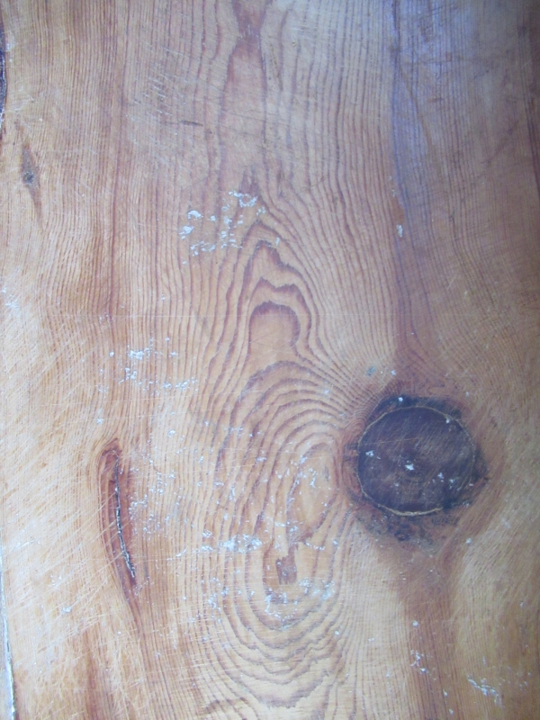 grote oude ronde broodplank - Afbeelding 6