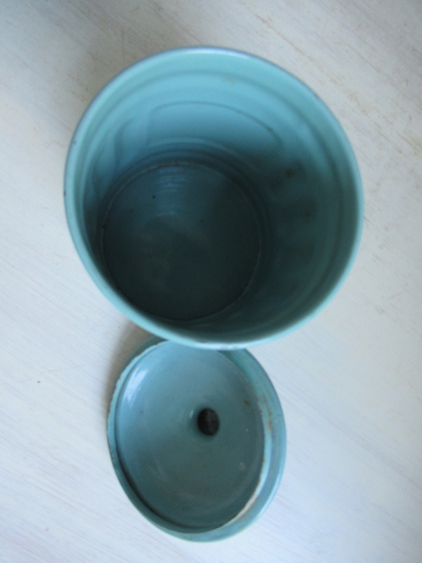 oud Frans emaille voorraadblik, Café - Afbeelding 5