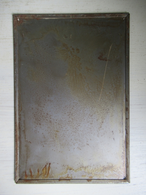 oud metalen letter plaatje - Afbeelding 3