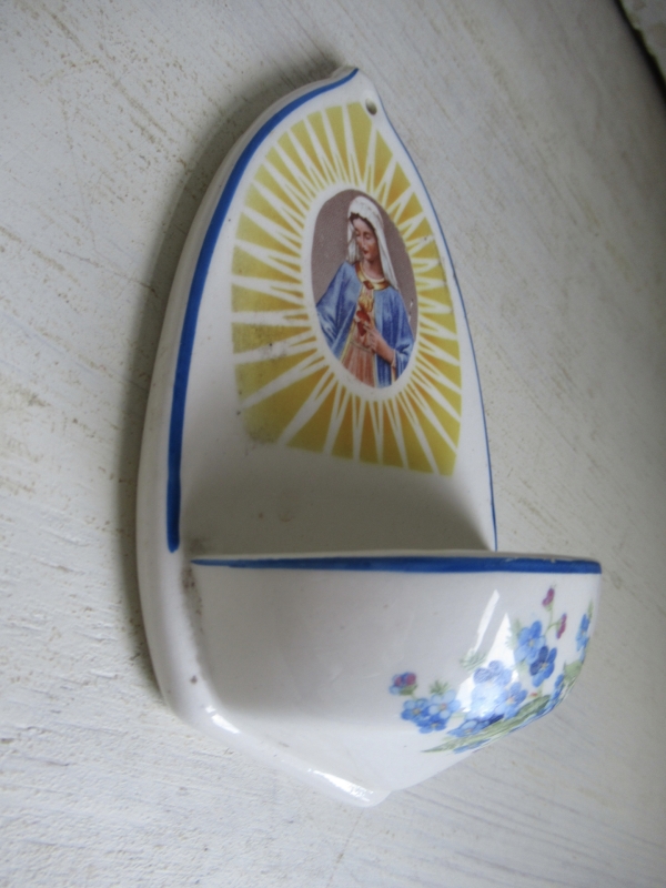 oud wijwaterbakje, Petrus Regout - Afbeelding 3