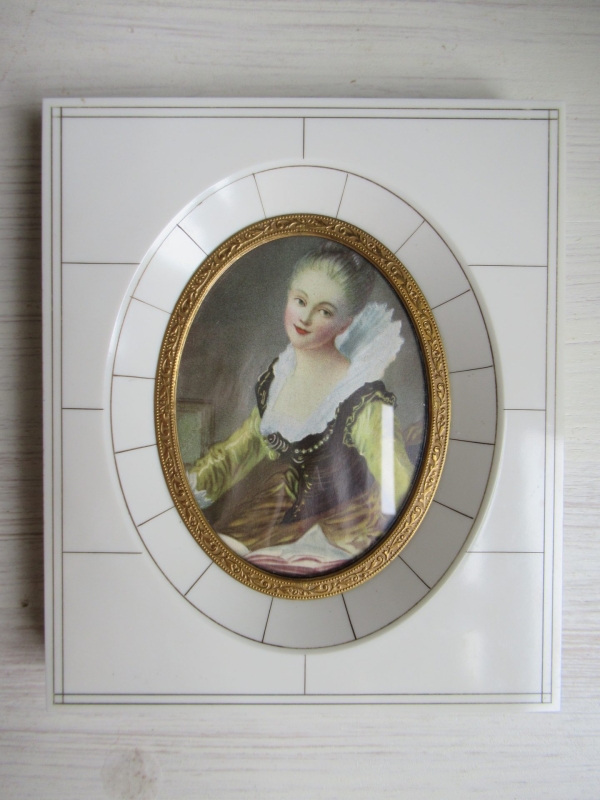 prachtig oud lijstje met afbeelding - Afbeelding 2